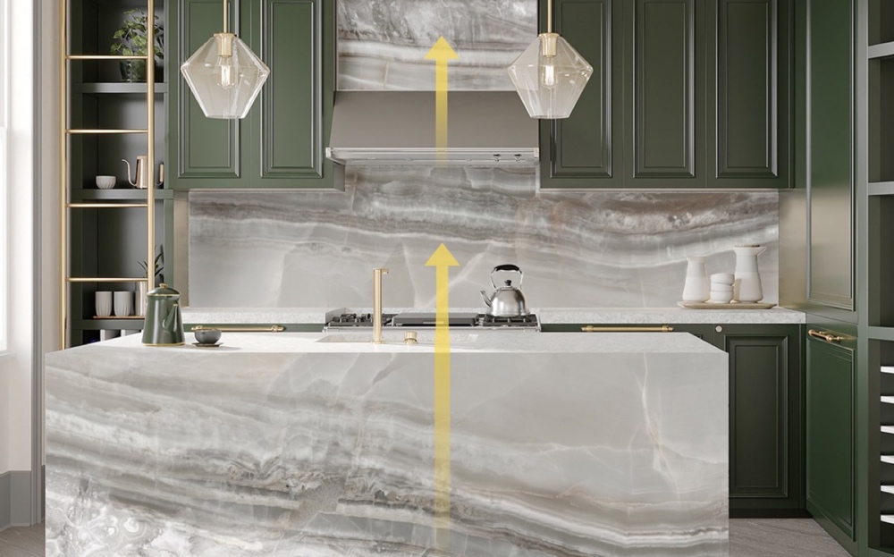 kitchen setting North Port bioquartz